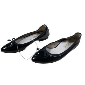 Paul Green Art. 2925-071 Leather Ballet Flats Black Women's Size 4 (US 6.5) NWOB